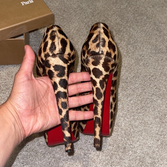 Authentic Daffodile 160 pony leopard Louboutin 39 - Picture 10 of 16
